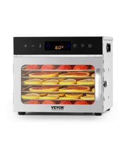 VEVOR 6-Tray Stainless Steel Food Dehydrator
