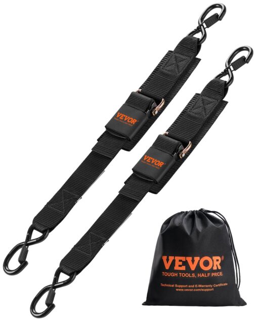 VEVOR Retractable Ratchet Tie Down Straps 50mm x 60cm