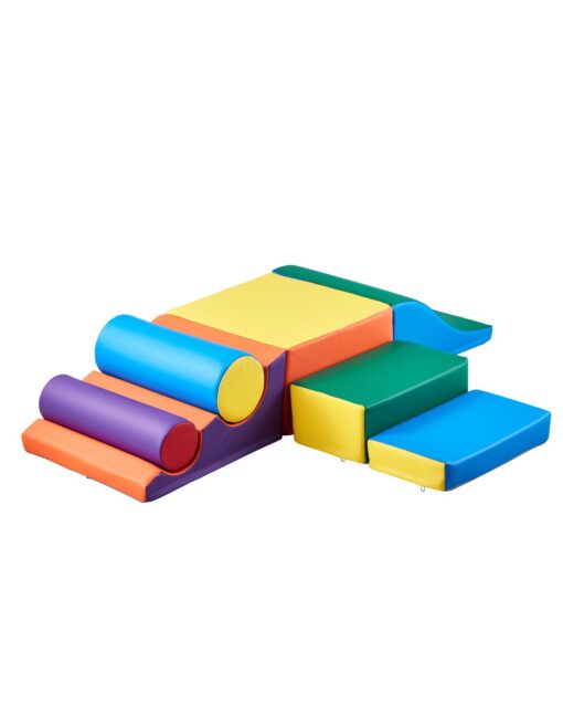 VEVOR 7 Piece Soft Foam Climbing Blocks for Toddlers Preschoolers Educational Safe Playset