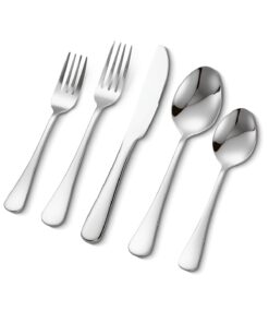 VEVOR 30-Piece Stainless Steel Silverware Set – Flatware Cutlery for 6