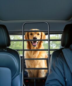 VEVOR Adjustable Metal Dog Car Barrier