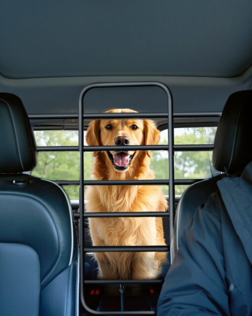 VEVOR Adjustable Metal Dog Car Barrier