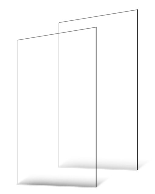 VEVOR 2 Pack Clear Acrylic Sheets 610x1220 mm