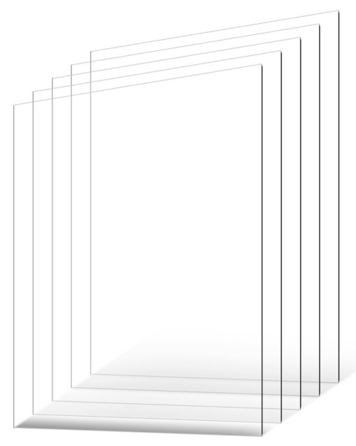 VEVOR 5 Pack Clear PET Plastic Sheets 61x91 cm