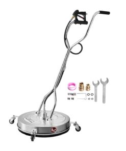 VEVOR 61cm Pressure Washer Surface Cleaner with Wheels & Dual Handle