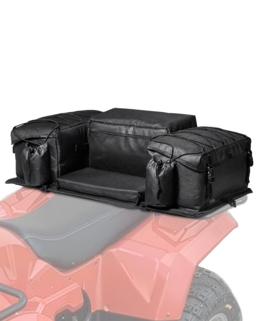 VEVOR 50L ATVUTV Rear Cargo Storage Bag with Seat Cushion
