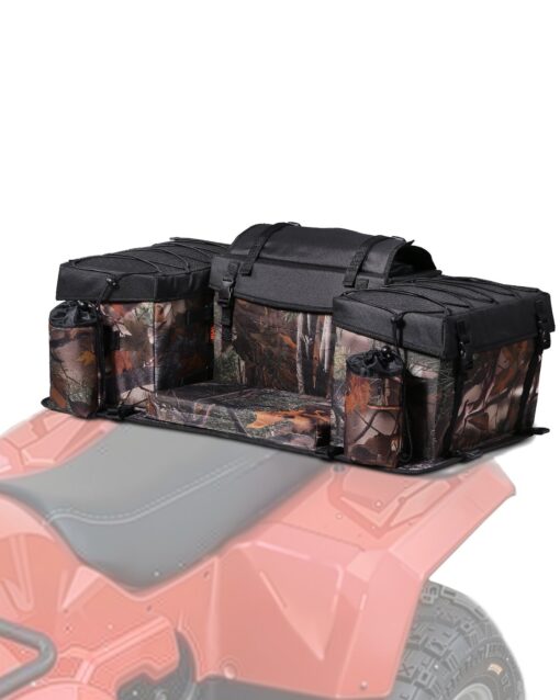 VEVOR 68L ATV Rear Storage Bag with Cushion 600D Oxford Cloth