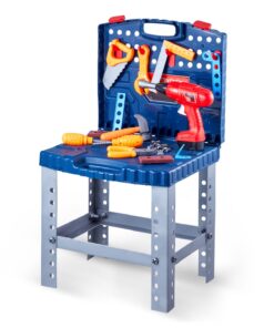 VEVOR Kids Tool Workbench Set with 56 Pieces