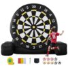 VEVOR 32m Inflatable Soccer Dart Board Set with 9 Kick Balls