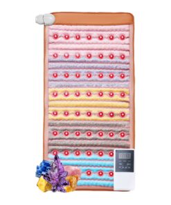 VEVOR Far Infrared Heating Pad with 5 Natural Gemstones & Photon Light