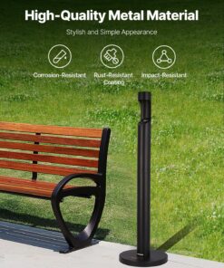 Металлическая Пепельница с Утяжеленным Основанием