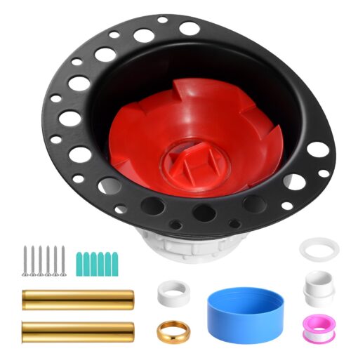 VEVOR Freestanding Bathtub Drain Rough in Kit with PVC Adapter Brass Pipe
