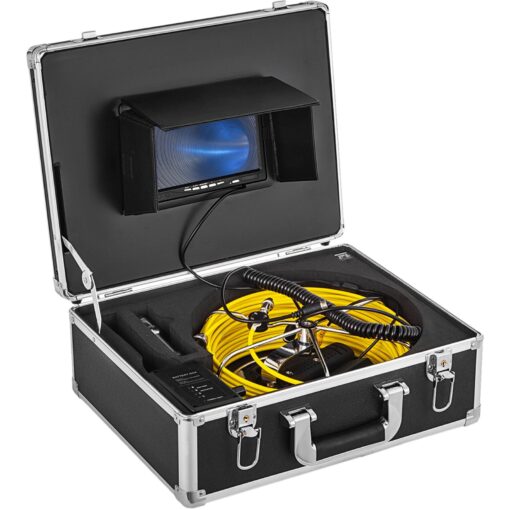 VEVOR 20m Sewer Inspection Camera Kit with 9 LCD Monitor