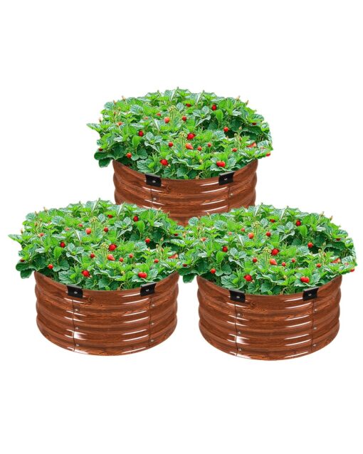 VEVOR Metal Raised Garden Bed Set