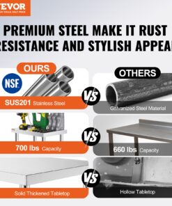 Commercial Food Prep Table