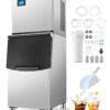 VEVOR Commercial Ice Maker  227 kg24H Ice Production with 113 kg Storage Bin