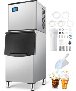VEVOR Commercial Ice Maker – 227 kg/24H Ice Production with 113 kg Storage Bin