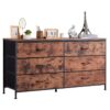 VEVOR 6 Drawer Fabric Dresser with Steel Frame