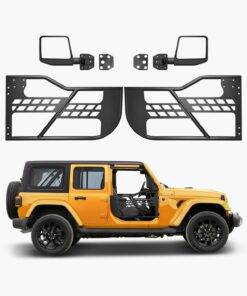 VEVOR 2-Door Tube Doors with Side Mirrors for 2018–2024 Jeep Wrangler JL & Gladiator JT