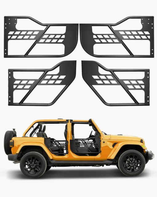 VEVOR Steel Tube Doors for 20182024 Jeep Wrangler JL Gladiator JT