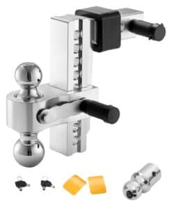 VEVOR Adjustable Tri-Ball Trailer Hitch