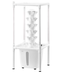 VEVOR Vertical Hydroponic Tower Garden with LED Grow Light