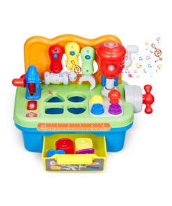 VEVOR Musical Learning Workbench Toy for Toddlers 2+ with Lights
