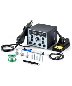 VEVOR 2-in-1 820W Soldering & Hot Air Rework Station with USB Port