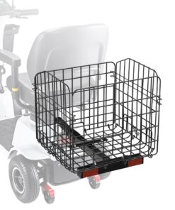 VEVOR Folding Rear Basket for Mobility Scooters