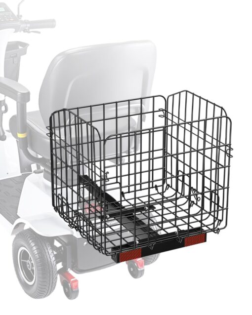 VEVOR Folding Rear Basket for Mobility Scooters