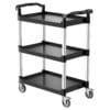VEVOR Heavy Duty 3 Tier Utility Service Cart with Wheels