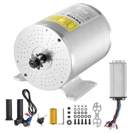 VEVOR 2000W 48V Brushless DC Motor Kit with Speed Controller