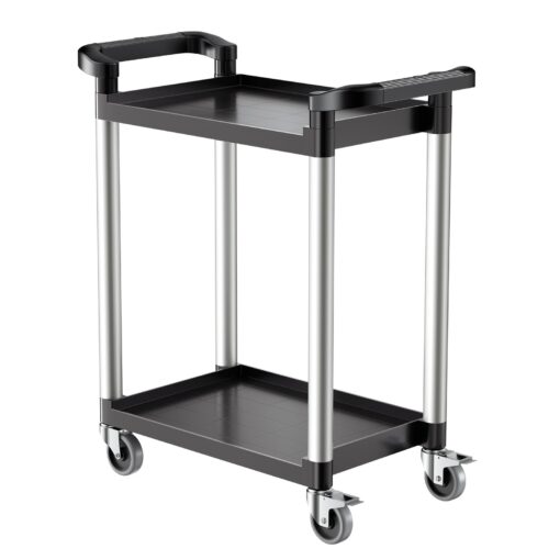 VEVOR 2 Tier Heavy Duty Utility Cart with Wheels