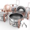 VEVOR Round Chafing Dish Set 4 Pack