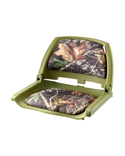 VEVOR Foldable Low Back Boat Seat with Thick Foam Cushion