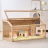 VEVOR 122cm Wooden Hamster Cage with Acrylic Panels