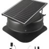 VEVOR 42W Solar Roof Attic Exhaust Fan with Smart Thermostat