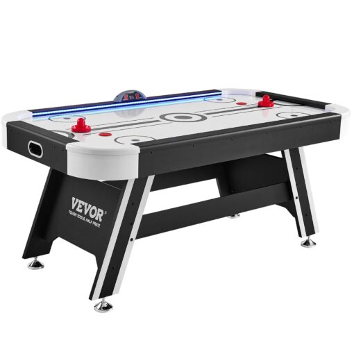 VEVOR 183cm Air Hockey Table with LED Lights