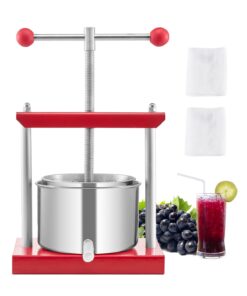 VEVOR Manual Stainless Steel Fruit & Wine Press