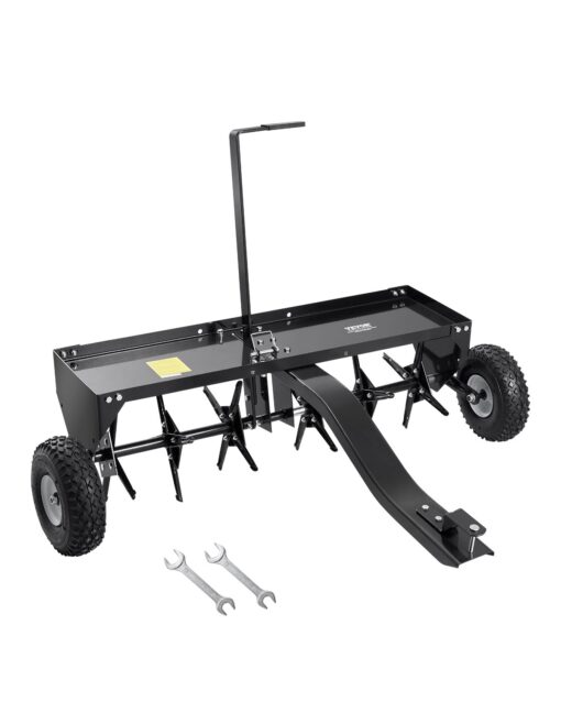 VEVOR 102 cm Tow Behind Plug Aerator with Universal Hitch