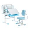 Adjustable Kids Study Desk  Chair Set with Bookshelf