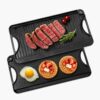 VEVOR 51x25 cm Reversible Cast Iron Grill Griddle Pan