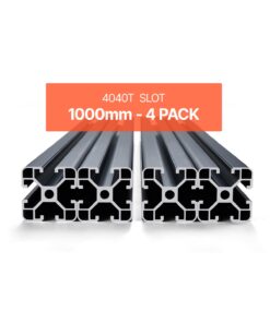 VEVOR 4PCS 1000 mm 4040 T-Slot Aluminum Extrusion Rails – Anodized Linear Rails for DIY