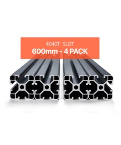 VEVOR 4PCS 600 mm 4040 T-Slot Aluminum Extrusion Linear Rails