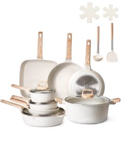 VEVOR 19-Piece Granite Nonstick Cookware Set