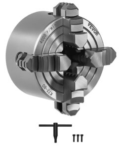 VEVOR 80 mm 4-Jaw Self-Centering Lathe Chuck for Metalworking