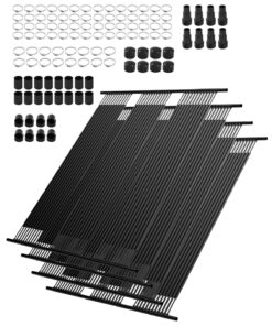 VEVOR 1.2 x 3 m Solar Pool Heater System with 4 HDPE Panels for Above-Ground Pools