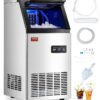 VEVOR Commercial Ice Maker Machine with 28kg Storage