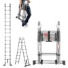 VEVOR 5m Telescoping A Frame Ladder
