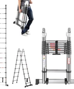 VEVOR 5m Telescoping A-Frame Ladder
